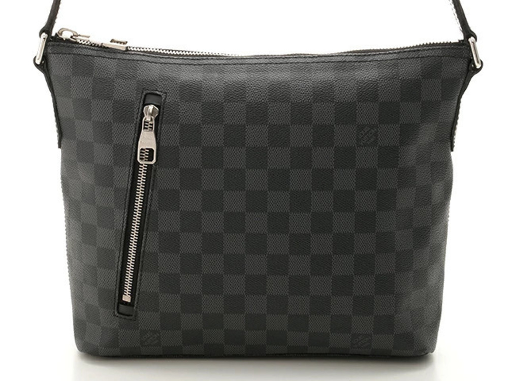 LOUIS VUITTON Mick Shoulder Bag Damier Graphite Black
